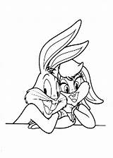 Lola Bony Bos Pernalonga Bugs Looney Tunes Pintar Kaninchen Enamorados Imagui Tudodesenhos Apaixonados Anny sketch template