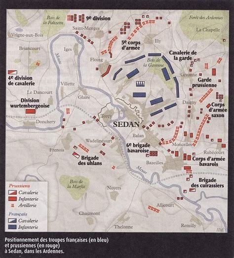 carte de la bataille de sedan guerre franco prussienne guerre prussienne