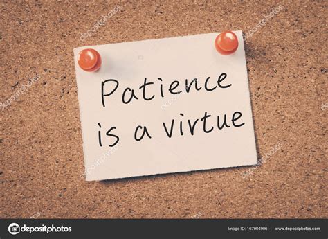 patience   virtue stock photo  sean
