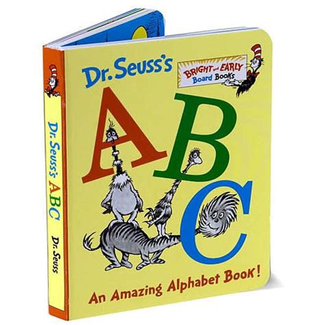 dr seusss abc  amazing alphabet book  dr seuss board book