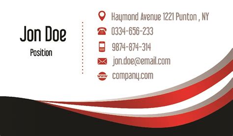 call card templates  business template