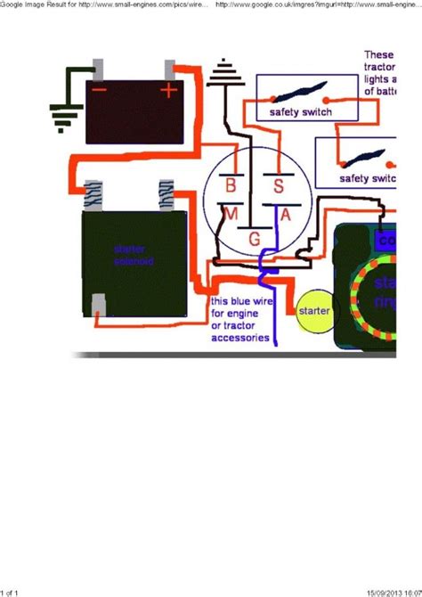 small engine ignition switch wiring diagram