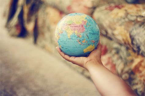 World Earth Globe Vintage Hand Image 463021 On