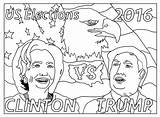 Coloring Getdrawings Election Pages sketch template
