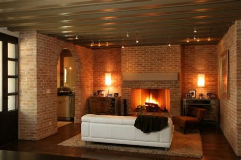 astounding brick fireplace designs