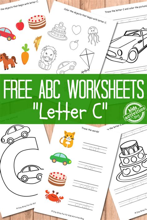 letter  worksheets  kids printables