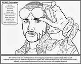 Coloring Book Bun Activity Rap Serrano Shea Rapper Word Shades Readers Allows Fifty sketch template