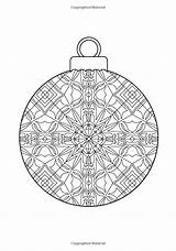 Christmas Coloring Intricate Color Amazon Ornaments Copic Designs Pages Chuck Abraham sketch template