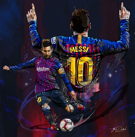 Fc Barcelona Messi 600 Goals On Behance