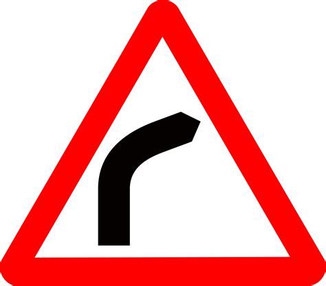clipart roadsign curve