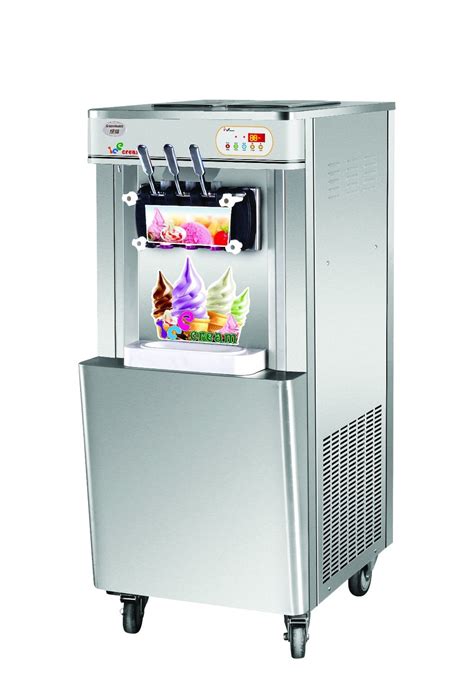 Full Stainless Steel 35l Vertical Ice Cream Making Machine Commercial