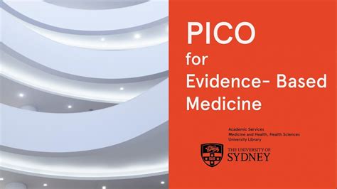 pico  evidence based medicine youtube
