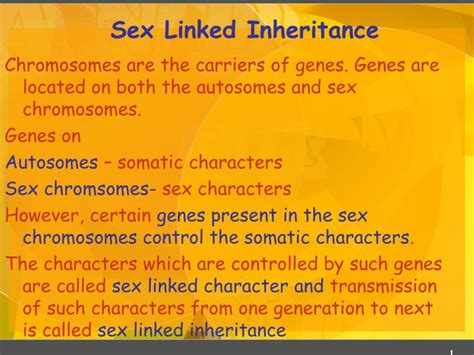 ppt sex linked inheritance powerpoint presentation free