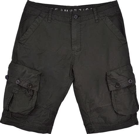 mens military style black cargo shorts  size  walmartcom