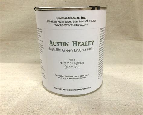 Austin Healey Green Engine Paint Quart Sports And Classics