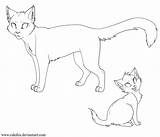 Coloring Warrior Cat Pages Print Cats Battle Popular Wallpaper sketch template