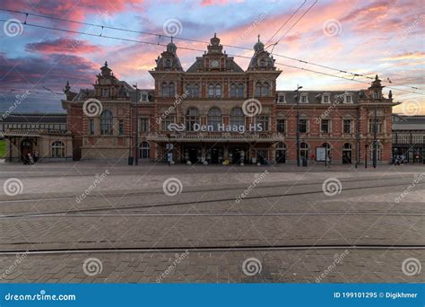 den haag hs train station   hague editorial image image  landmark