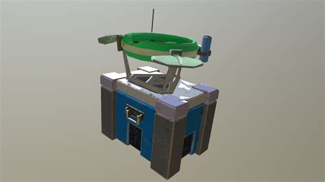 hovercraft drone  cargo box  model  sumta df sketchfab