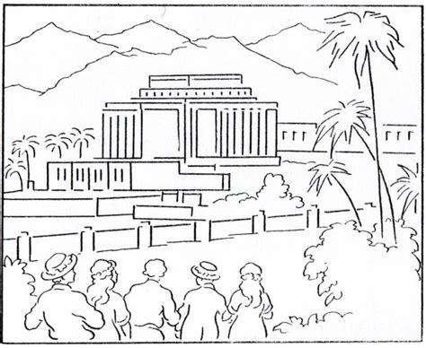 lds temple coloring pages coloring home