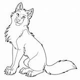 Wolf Cute Pup Drawing Getdrawings sketch template