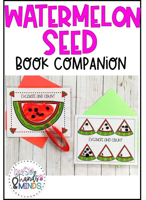 watermelon seed book companion busy hands  minds