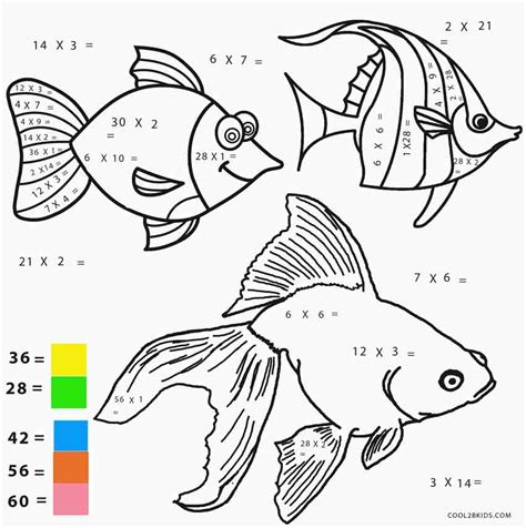 printable math coloring pages  kids