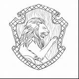 Gryffindor Crest Coloring Potter Harry Hogwarts Pages Ravenclaw House Houses Slytherin Drawing Pottermore Ausmalbilder Griffindor Hufflepuff Printable Template Wappen Print sketch template