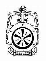 Robot Trains Pages Coloring Printable sketch template