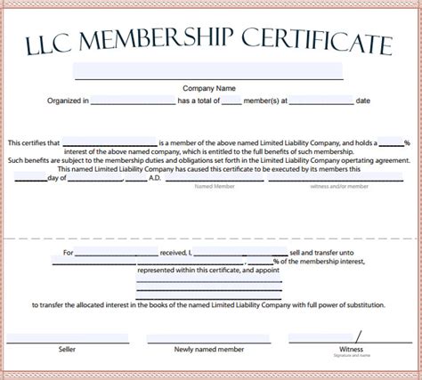 membership certificate templates  ai psd ms word