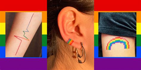 15 Tatuajes Queer Y Arcoíris Para Celebrar El Orgullo Gay