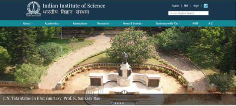 indian institute  science pics   coursesindin
