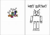 Birthday Printable Cards Color Coloring Card Happy Printablee Via sketch template