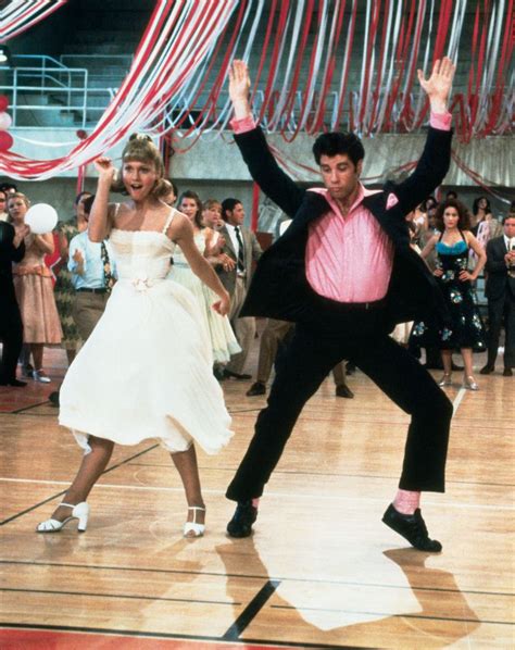 John Travolta And Olivia Newton John In Grease Bon Film