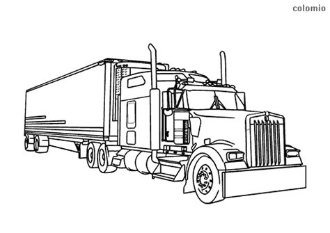 big truck coloring pages home design ideas