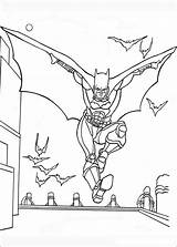 Batman Coloring Pages City Gotham Bat Flying Book Pdf Bats Colouring Printable Info Superheroes Print Cartoon Labyrinth Color Drawing Labour sketch template
