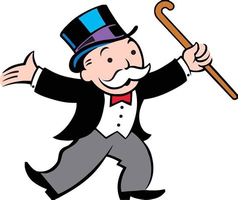 monopoly man wall sticker    clean  wall   dry