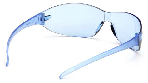 Pyramex Alair Infinity Safety Glasses With Blue Frame And Blue Lens
