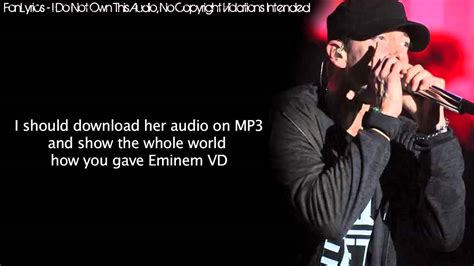 Eminem Lyrics Slim Shady Quotes And Wallpaper A