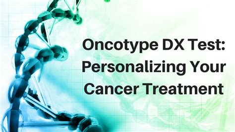 oncotype dx test create personalized treatment youtube