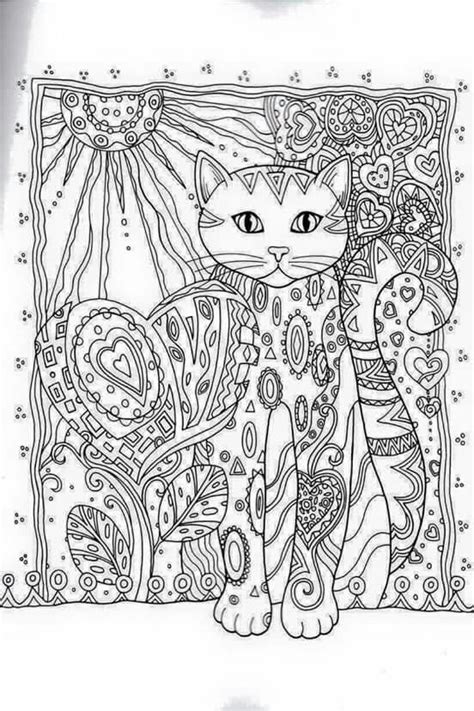 pin  sarah hook  colouring pages cat coloring book animal