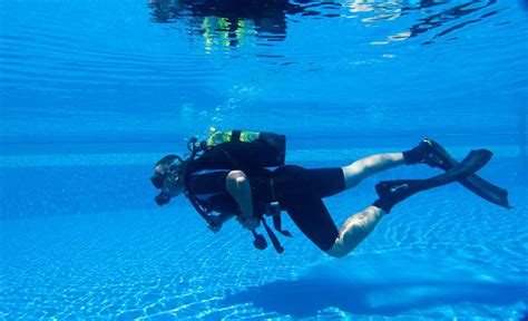 good swimmer  scuba dive conquer  water