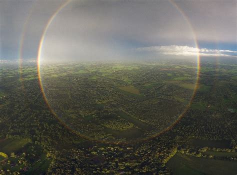 circular double rainbow   sky   netherlands strange sounds