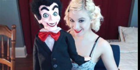 ventriloquist veronica chaos has sex with her dummy slappy
