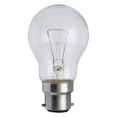 watt bc bmm clear traditional gls light bulb