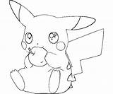 Pikachu Coloring Pages Pokemon Cute Choose Board Quoteko Above Sheets sketch template