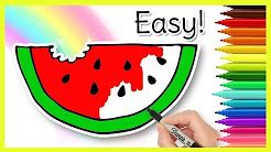 easy food drawings youtube