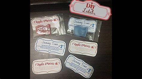 scentsy diy graphic sample labels youtube