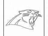 Coloring Pages Carolina Panthers Super Logo Trophy Bowl Getcolorings Complimentary Getdrawings Color Colorings sketch template