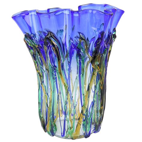 Murano Glass Vases Murano Glass Oceanos Abstract Art Vase