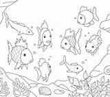 Coloring Aquarium Pages Getcolorings sketch template